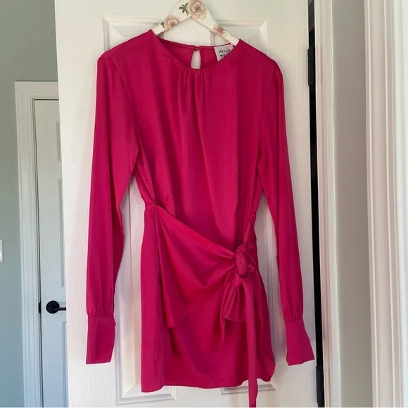 Hello Molly SWIFT AND CLEAN DRESS Fuchsia - Picture 10 of 10